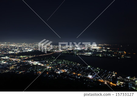night scene, night scenery, night view 15733127