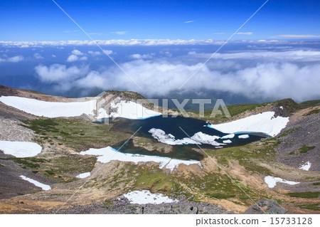 Norikura dake authority pond in the summer Norikura dake authority pond in the summer 15733128