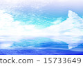 天空和海背景 15733649