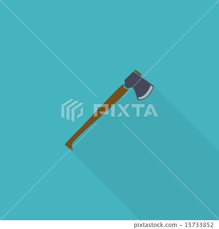 Axe flat icon. Axe flat icon. 15733852