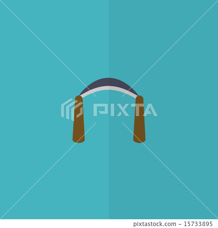 Carpentry scraper flat icon. Spokeshave.   15733895