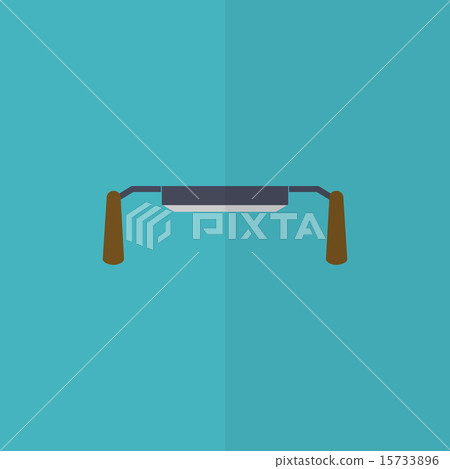 Carpentry scraper flat icon.   15733896