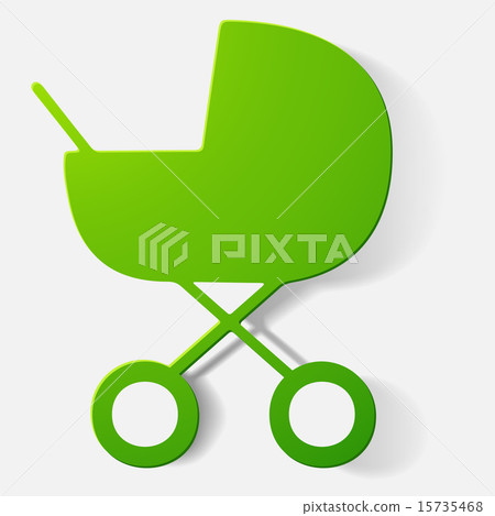 Paper clipped sticker: buggy 15735468