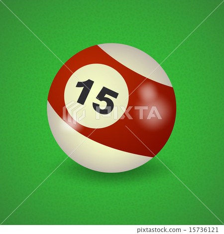 set of billiard balls, billiards, American ball number 15 15736121