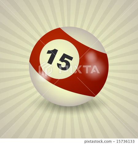 set of billiard balls, billiards, American ball number 15 set of billiard balls, billiards, American ball number 15 15736133