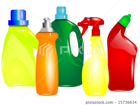 multicolor cleaning products 15736634