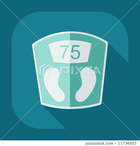 Flat modern design with shadow icon scales Flat modern design with shadow icon scales 15736803