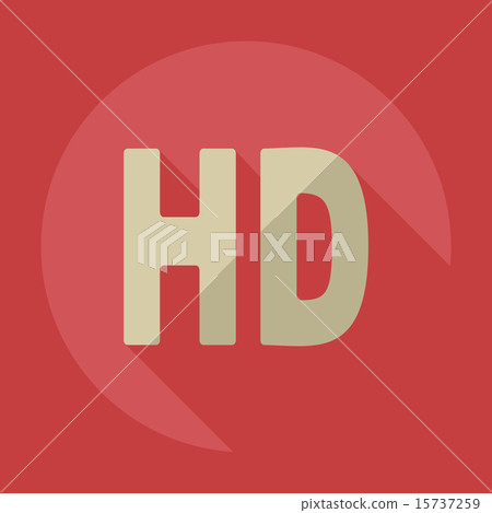 Flat modern design with shadow icon player - Stock Illustration ...