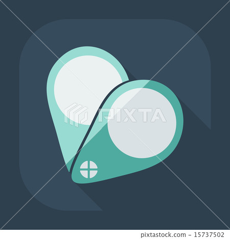 Flat modern design with shadow icon optics Flat modern design with shadow icon optics 15737502