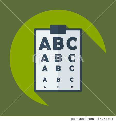 Flat modern design with shadow icon optics 15737503