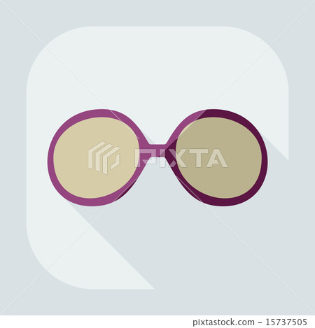 Flat modern design with shadow icon optics 15737505