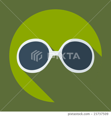 Flat modern design with shadow icon optics 15737509