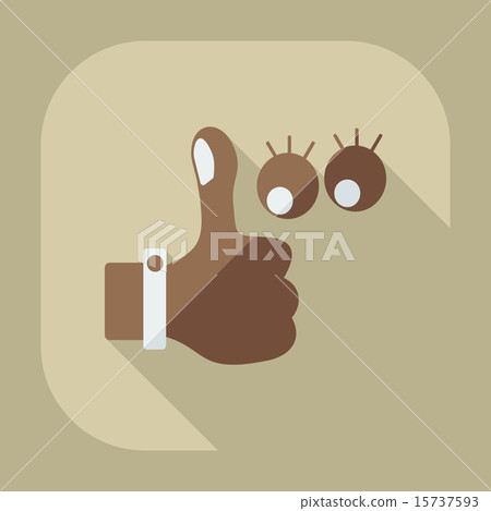 Flat modern design with shadow icon optics Flat modern design with shadow icon optics 15737593