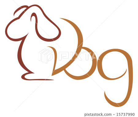 Dog symbol 15737990