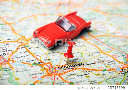 Eindhoven,Holland map  cabrio 15738399