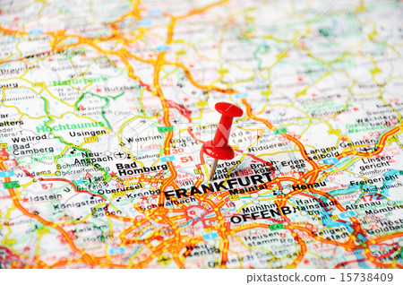 Frankfurt, Germany map 15738409