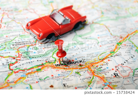 Innsbrug ,austria map car 15738424