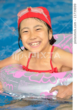 Girls laughing at the pool Girls laughing at the pool 15739899