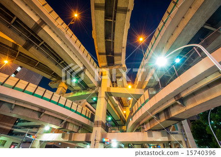 Hakozaki Junction night view 15740396