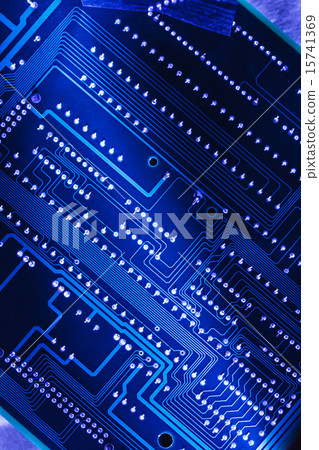 Computer board closeup 15741369