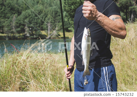 Fisherman caught a fish Fisherman caught a fish 15743232