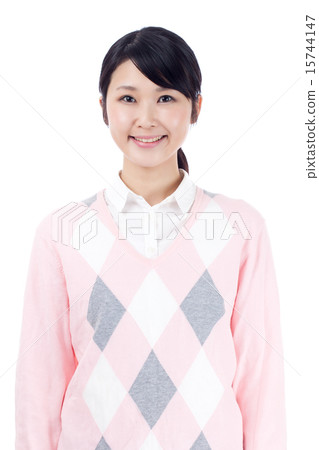 Private woman smile 15744147