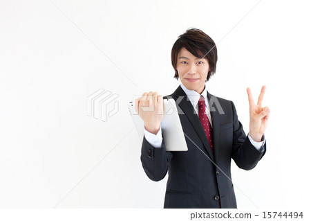 Tablet Peas business men Tablet Peas business men 15744494