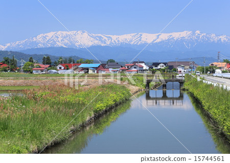 Aizu basin of early summer 15744561