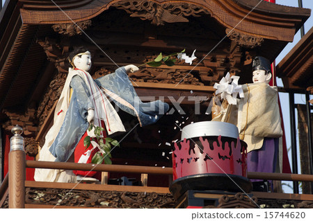 Karakuri doll of the mountain car "Yu Takeshi Shrine" Karakuri doll of the mountain car "Yu Takeshi Shrine" 15744620
