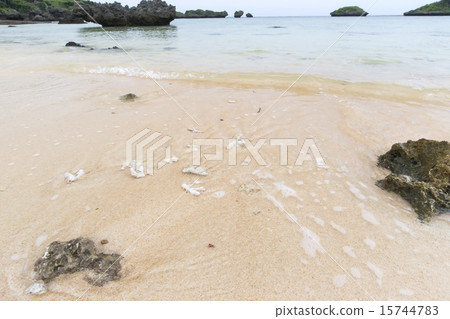 在星沙子海灘的風景 15744783