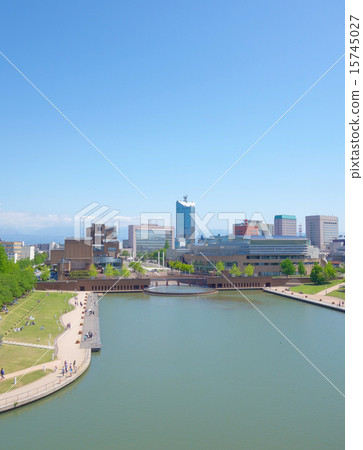 Toyama prefecture Tomiwa canal water park (Toyama city) 15745027