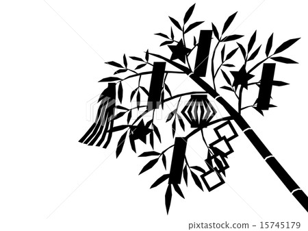 Tanabata decorative illustration illustration 15745179