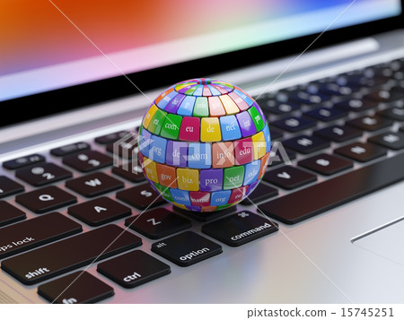Global internet communication abstract internet PC 15745251