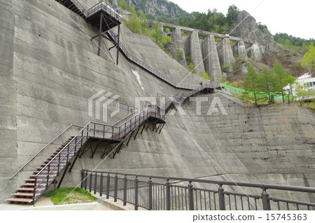 Tateyama Kurobe Alpine Route Kurobe Dam Observatory and Sightseeing Stairs Tateyama Kurobe Alpine Route Kurobe Dam Observatory and Sightseeing Stairs 15745363