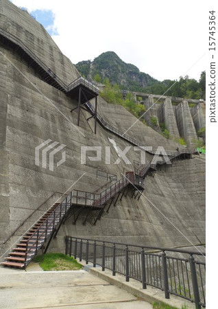 Tateyama Kurobe Alpine Route Kurobe Dam Observatory and Sightseeing Stairs Tateyama Kurobe Alpine Route Kurobe Dam Observatory and Sightseeing Stairs 15745364