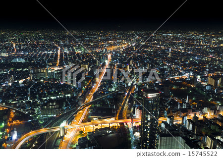 Abeno Harkus Night view (East side) Abeno Harkus Night view (East side) 15745522