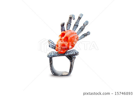 golden skull ring with diamonds golden skull ring with diamonds 15746893