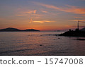 Genkai-nada在Genkaijima日落 15747008