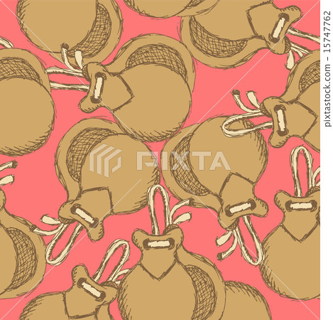 Sketch spanish castanet in vintage style Sketch spanish castanet in vintage style 15747762