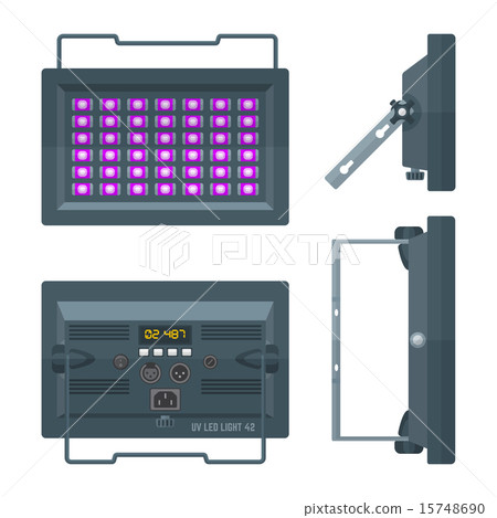 LED ultraviolet professional stage projector flat LED ultraviolet professional stage projector flat 15748690