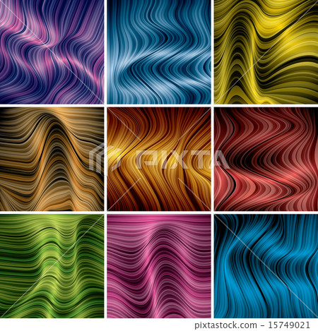 vector abstract background set (eps10, CMYKcolors) 15749021