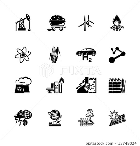 alternative energy  vector icon set 15749024