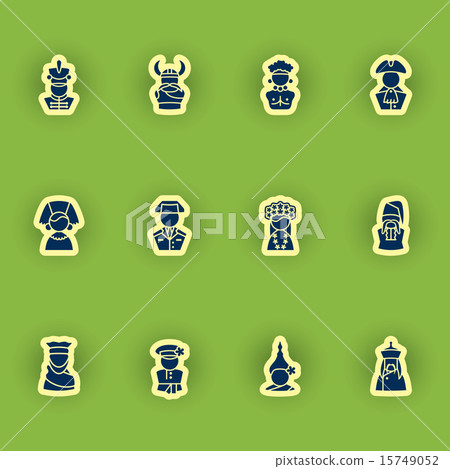 vector people icon set 15749052