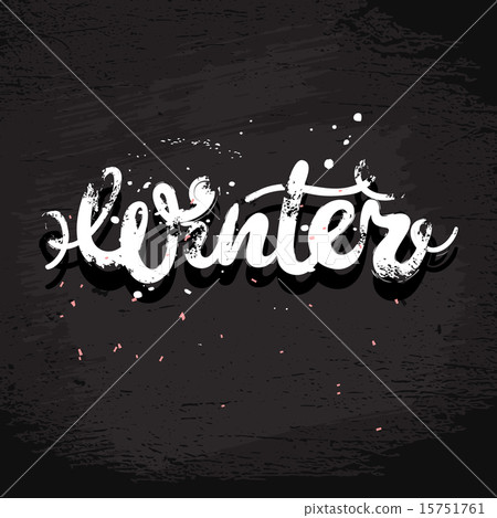 Winter grunge lettering 15751761