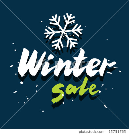 Winter sale card 15751765