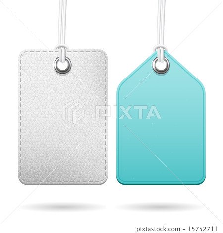 Empty tags set - Stock Illustration [15752711] - PIXTA