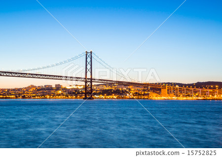 Lisbon Bridge at dusk Lisbon Bridge at dusk 15752825