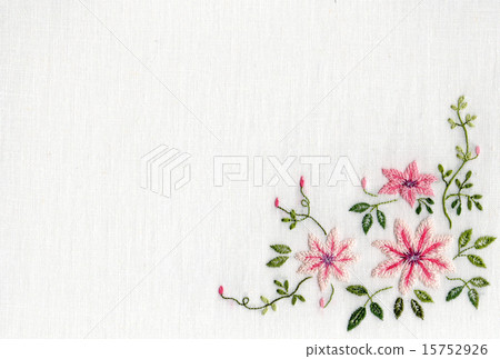 季節性花刺繡框架 15752926