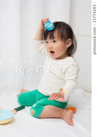 Baby playing happily 15754265