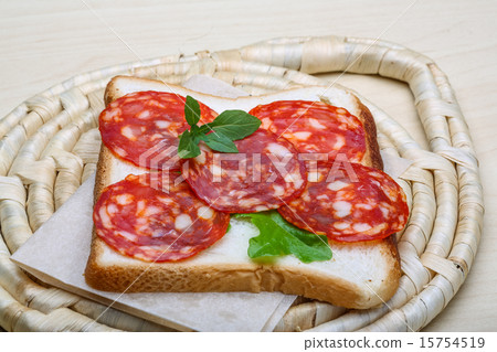 Salami sandwich 15754519